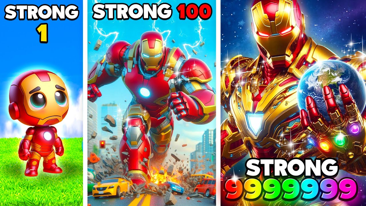 😱Weakest to Strongest IRON MAN in GTA 5!