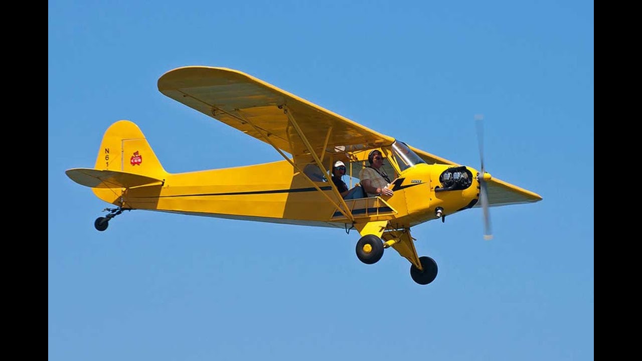 Прогулка по Piper J3 Cub 1946 года