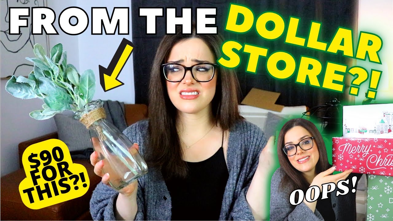 $90 for DOLLAR STORE STUFF?! | 3 Decocrated Home Decor Unboxings!