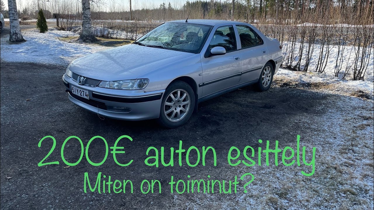 Peugeot 406 esittely | 200€ auto, mitä sillä saa?