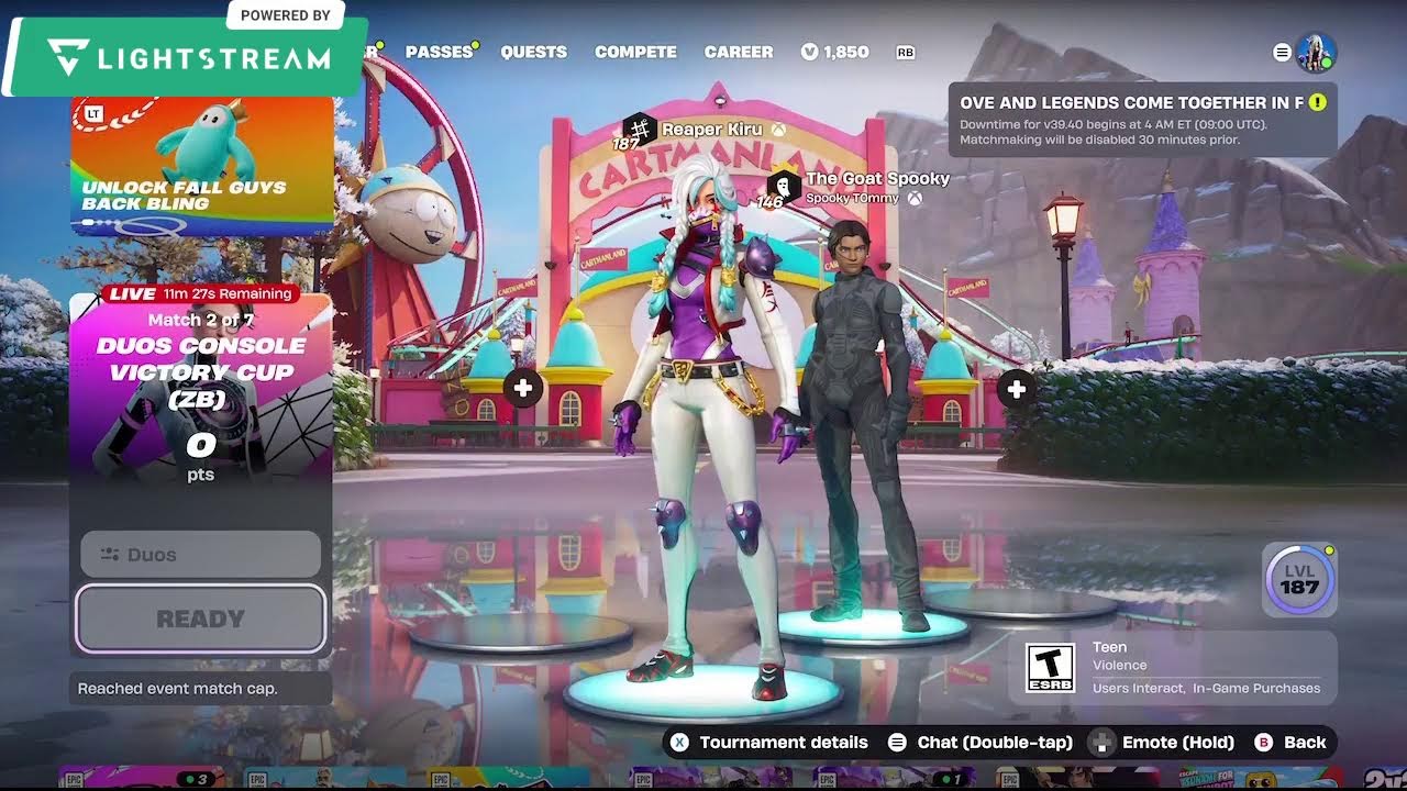 Playing the Console ZB Victory Cup