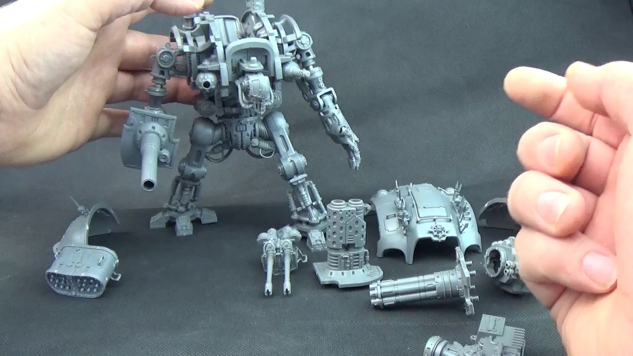 How To Magnetise - Warhammer 40k Imperial Knight Titan - (Almost) Fully magnetised for every variant