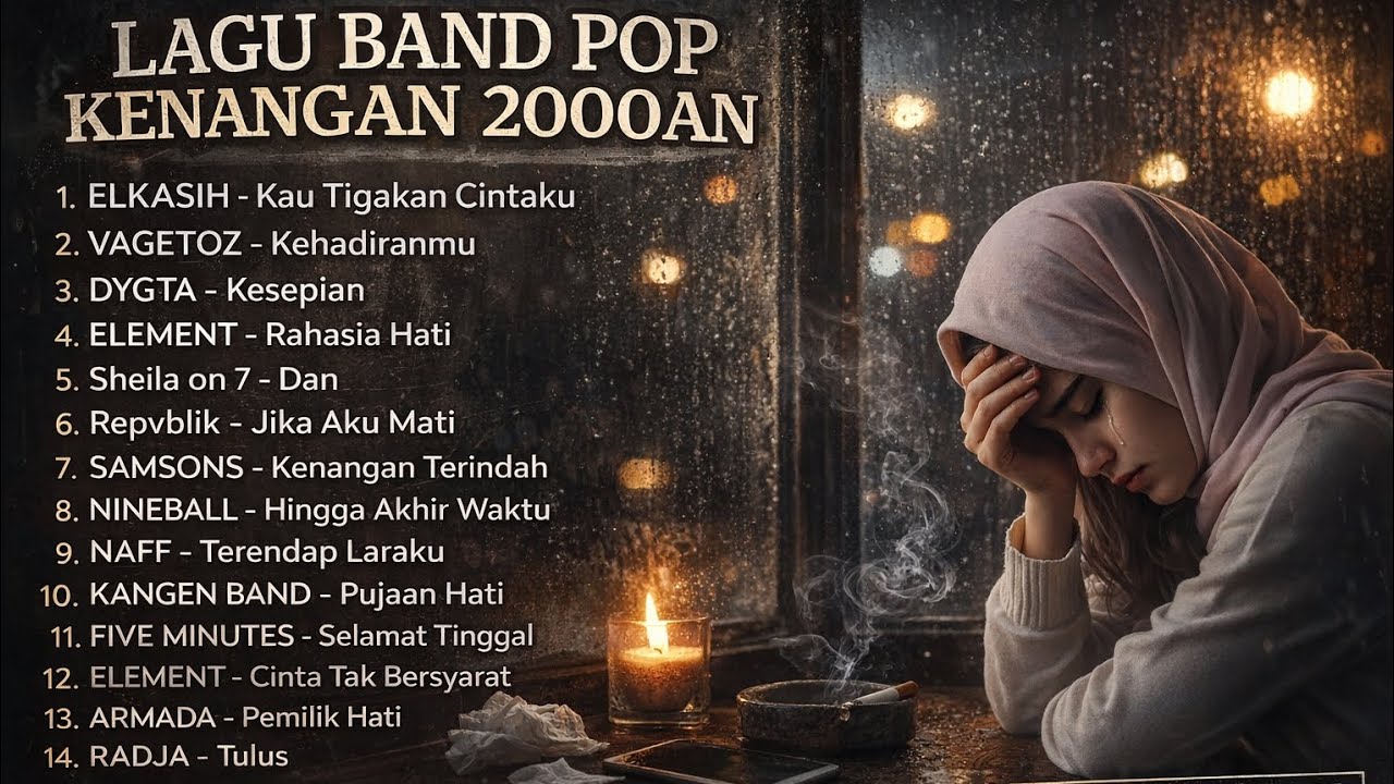 Lagu Band Pop Kenangan 2000an Terbaik 🎧 Playlist Galau & Putus Cinta Nostalgia Tanpa Iklan