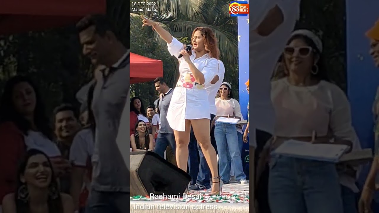 Rashami Desai #television #actress  at Sunday Funday,Malad Masti 18.DEC .2022 #maladmasti