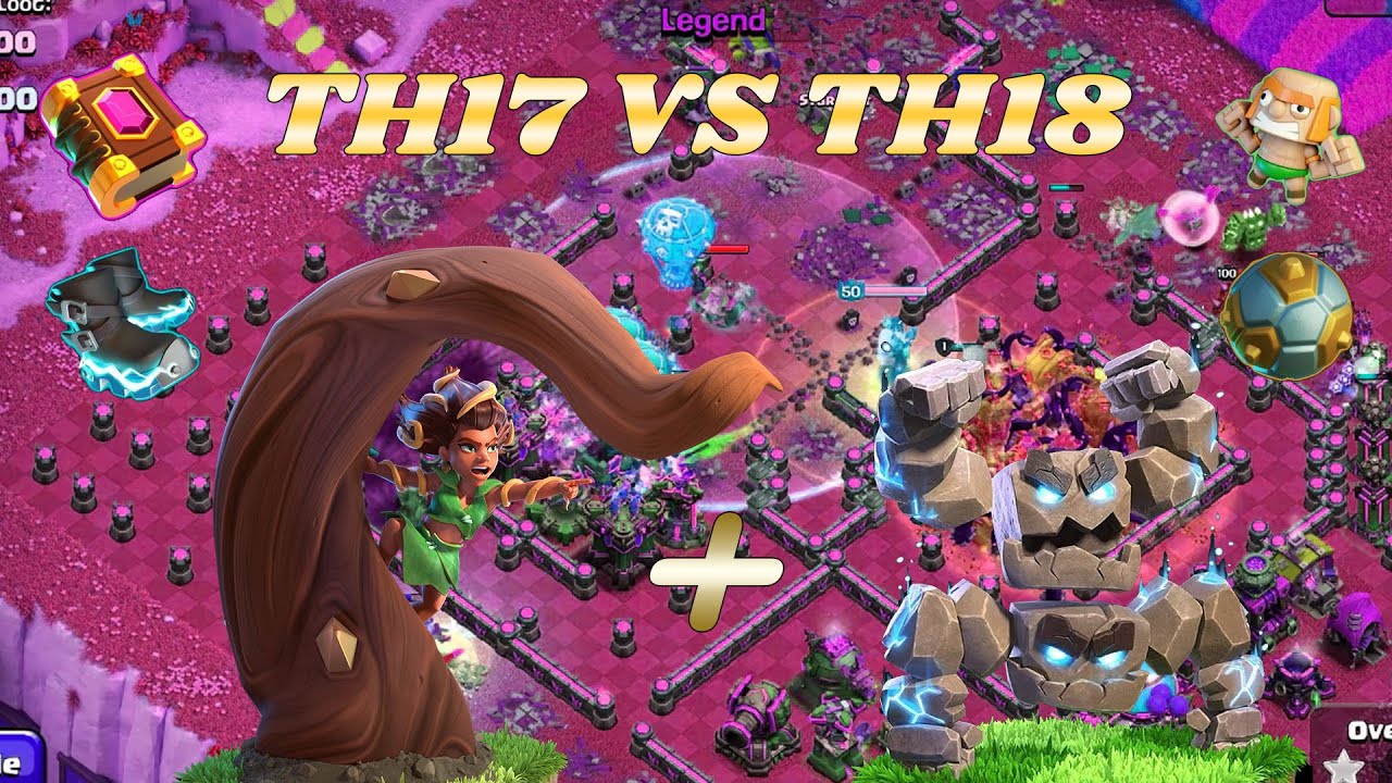 TH17 vs TH18 with Roots and M.Golems RC Charge