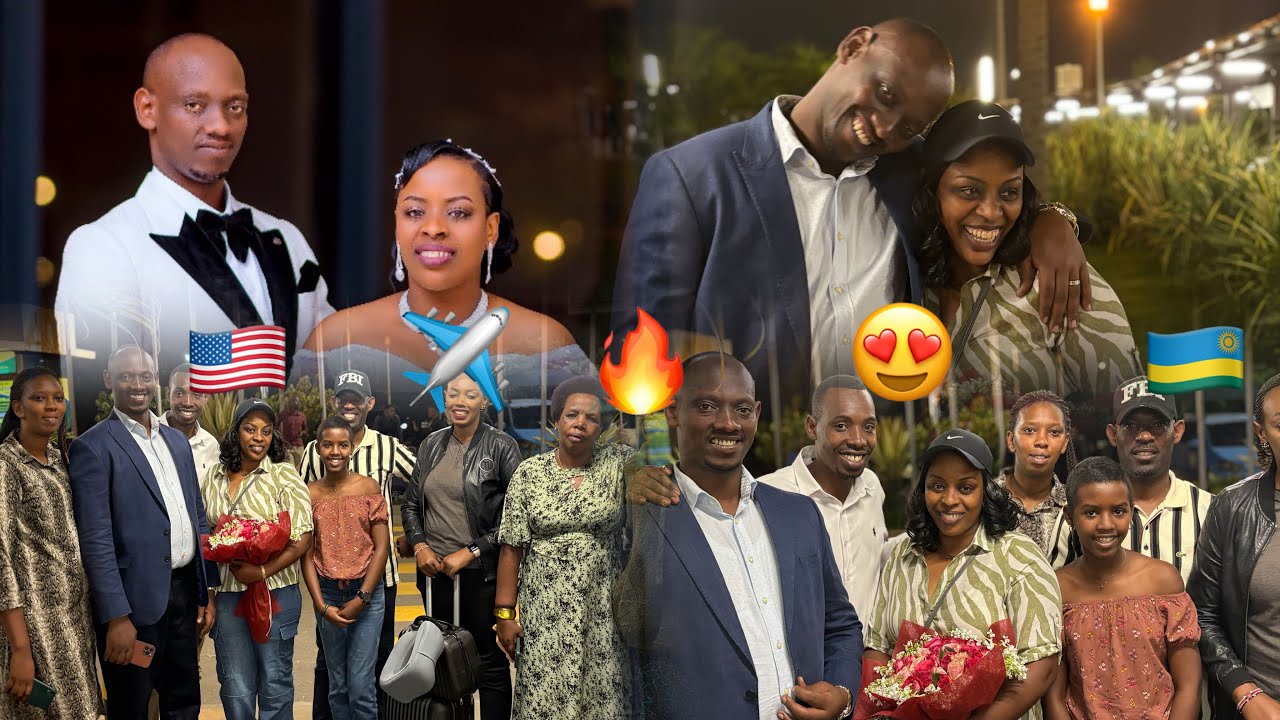 🛑Live kuri airport✈️🇷🇼Ndahiro yakiriye Madame Immaculee kuva USA🇺🇸 byari ibyishimo kumwakira🥰👌