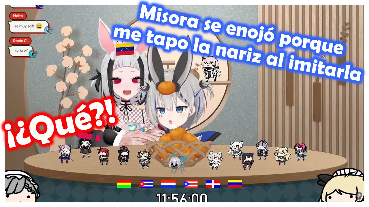 Luna imita a Hina y Neon se sorprende / Lunita le cuenta sobre el enojo de Misora por esa imitación
