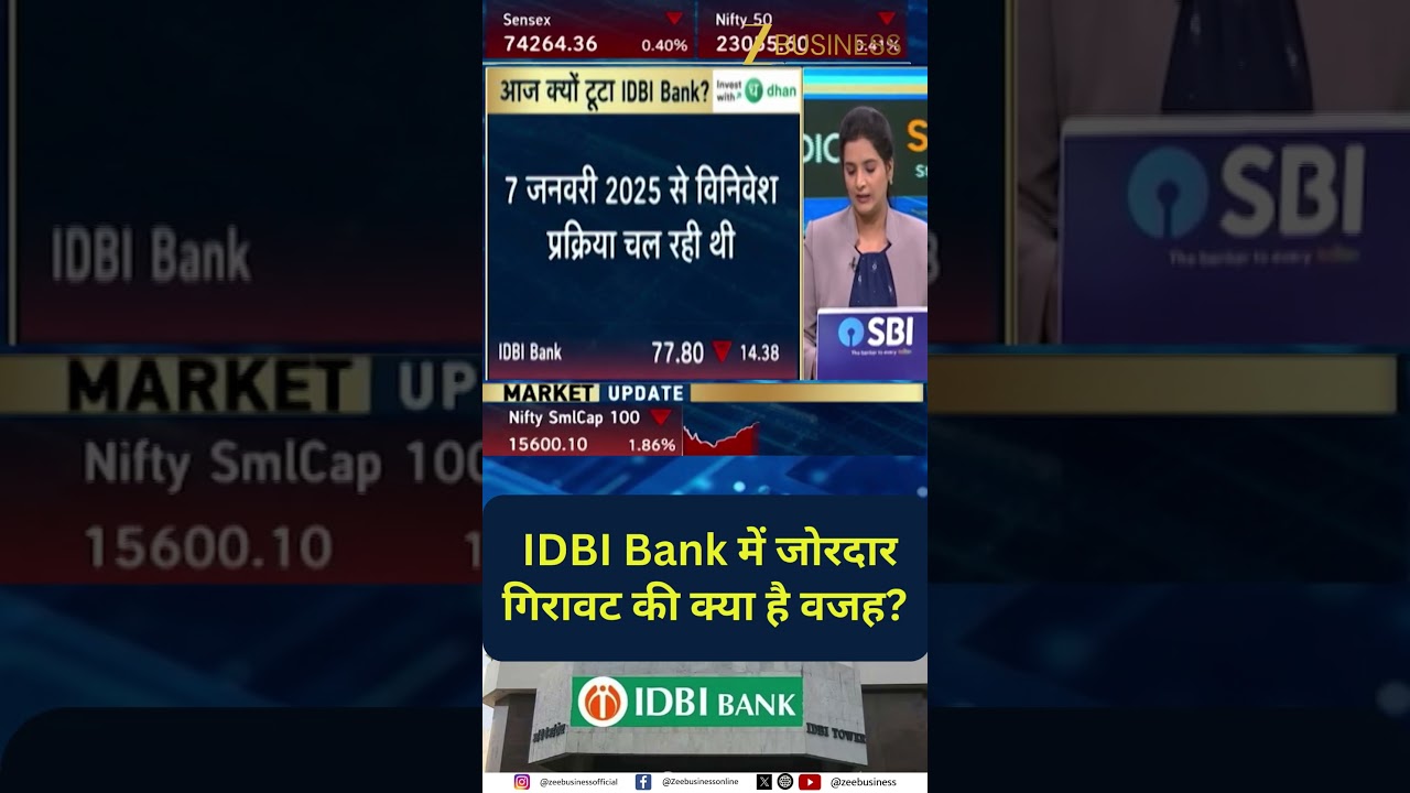 IDBI Bank Shares Fall Sharply: What Is Behind the Drop and Disinvestment Delay?