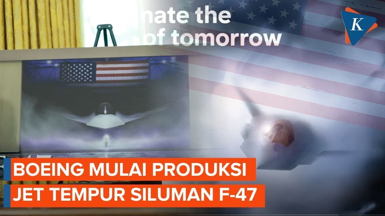 Boeing Bangun Jet Tempur Siluman Generasi ke-6 F-47, Penerus F-22 Raptor