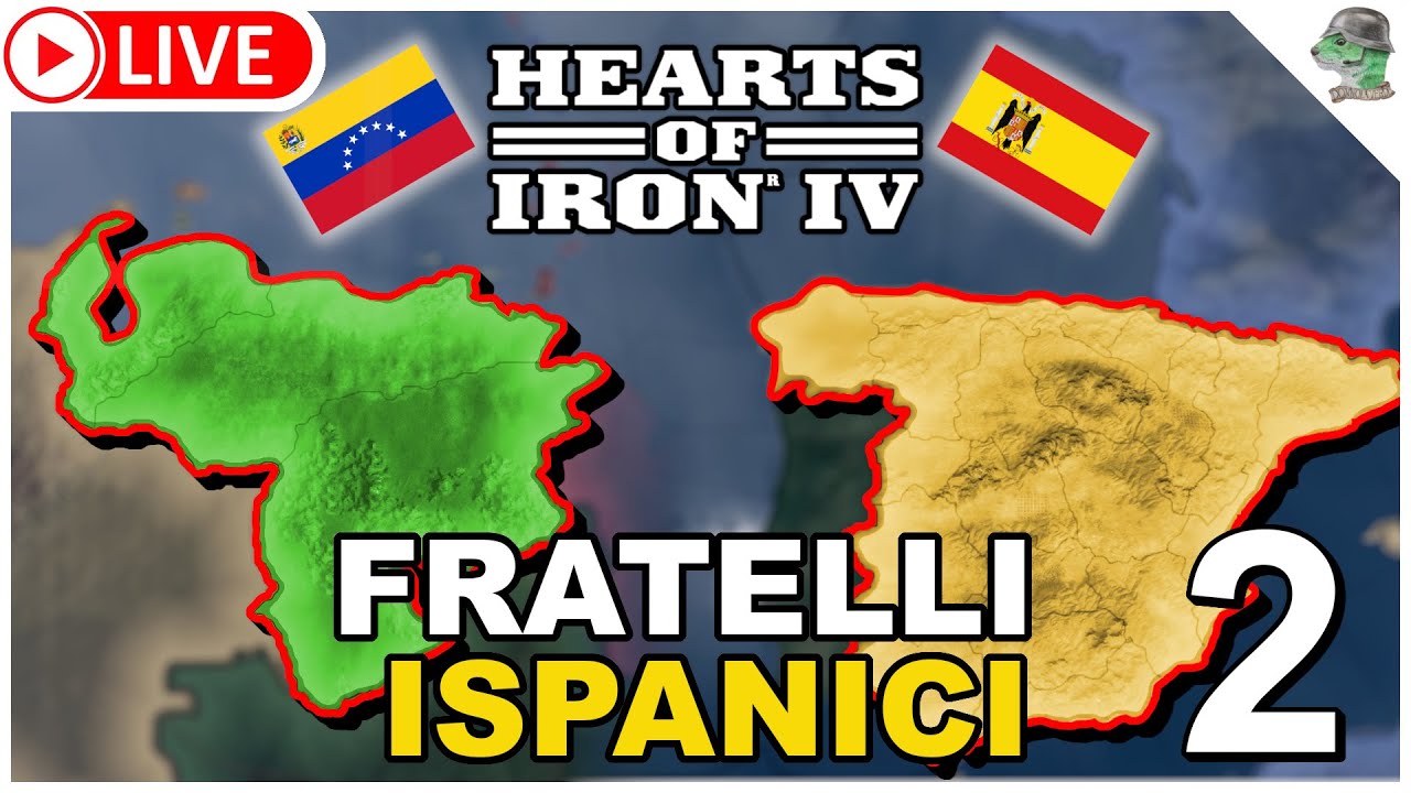 Venezuela e Spagna Nell'Asse? ROAD TO 56 MOD - HoI 4  Gameplay ITA Live 2