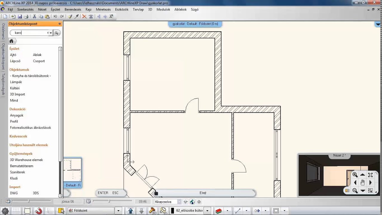 ARCHLine XP 2014 - f&oacute;liakezel&eacute;s (r&eacute;tegkezel&eacute;s)