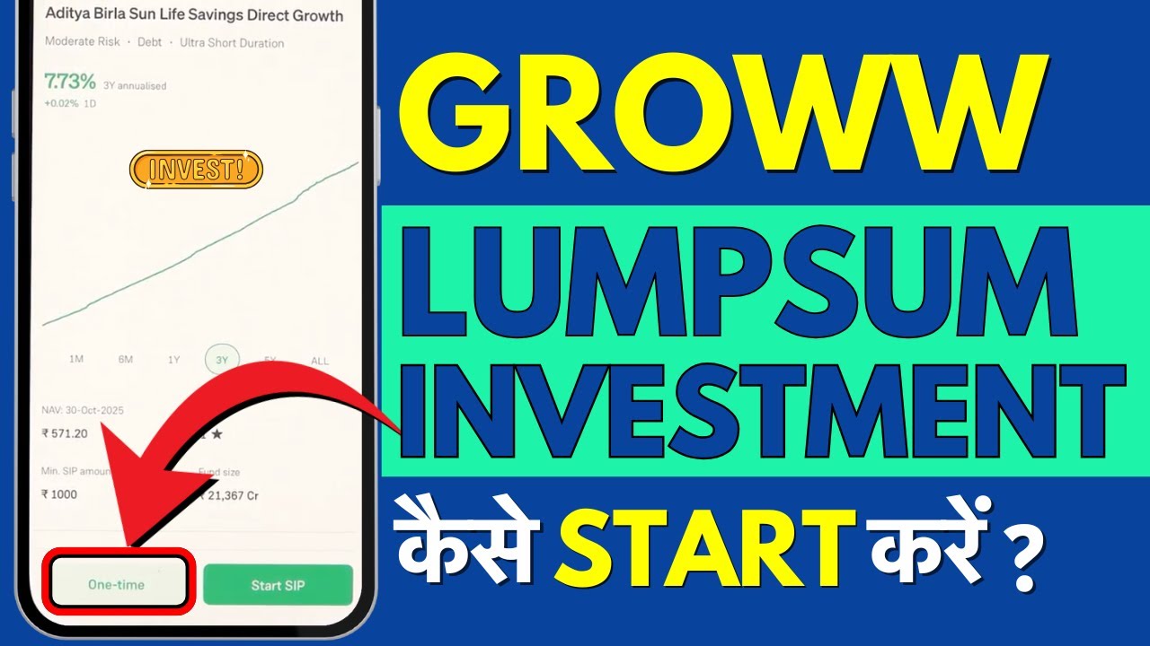 Groww App Me Lumpsum Investment Kaise Kare 2026 | How to Buy Lumpsum Mutual Fund in Groww Full Guide