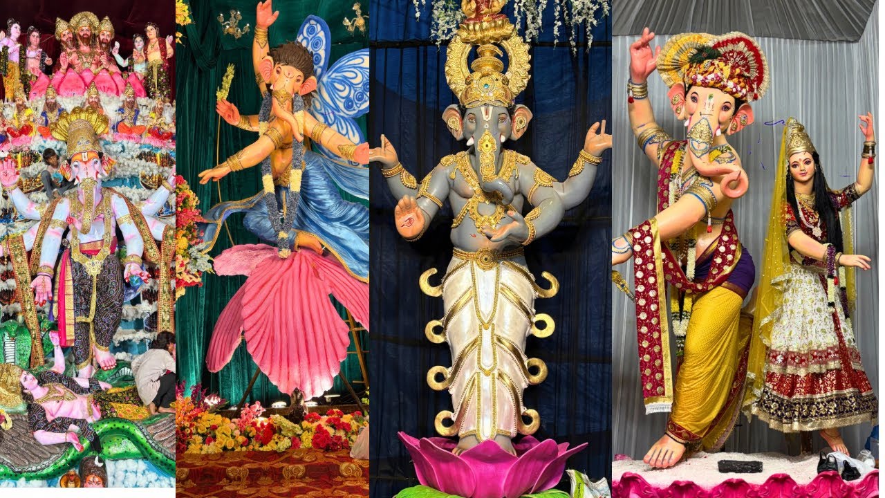 Hyderabad Must Visit ￼Unique Ganesh Pandals In Old City 2026 | Old City Unique Ganesh Pandals 2026 