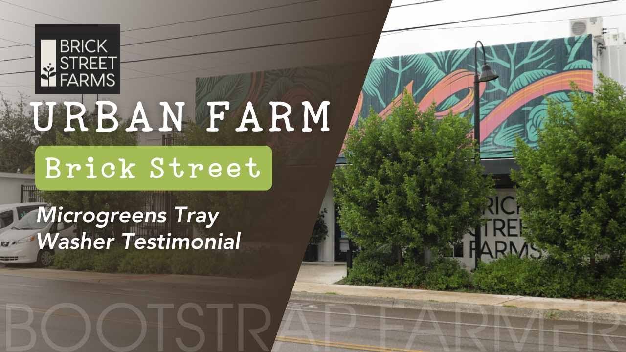 Revolutionizing Urban Farming: Tray Washer Success at Brick Street Farms