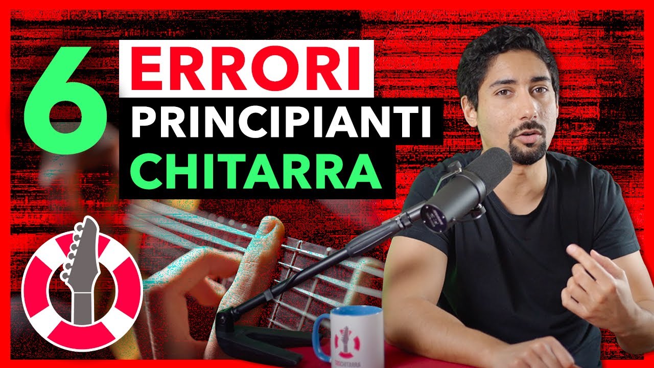 6 ERRORI di chi INIZIA UN CORSO DI CHITARRA | Lezioni di Chitarra ☕ SOS 029