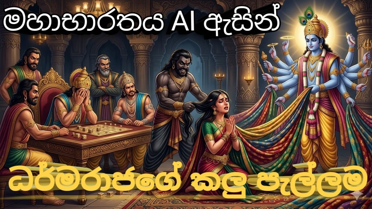 මහාභාරතය 08 | ධර්මරාජගේ කළු පැල්ලම - ද්‍රෞපදීගේ අවමානය | Mahabharata Episode 08