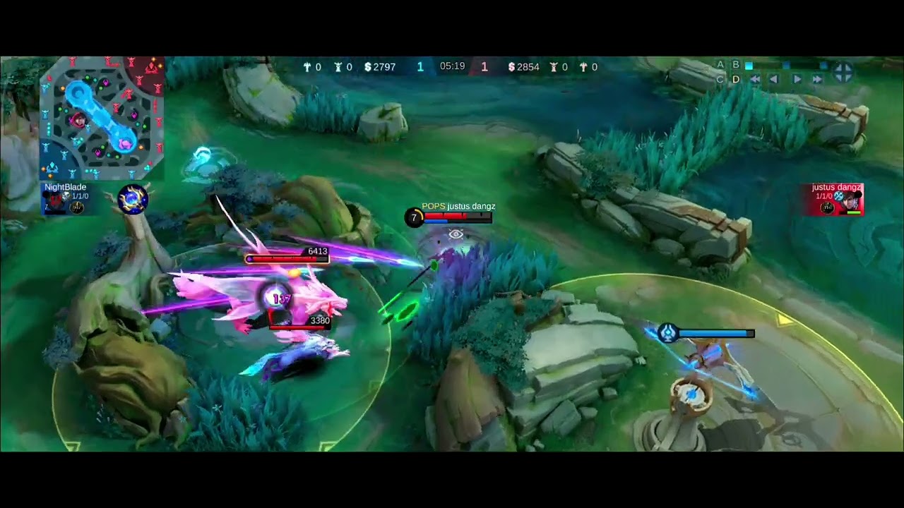  Gusion vs Kadita Custom Gameplay 👊🏻🫵🏻