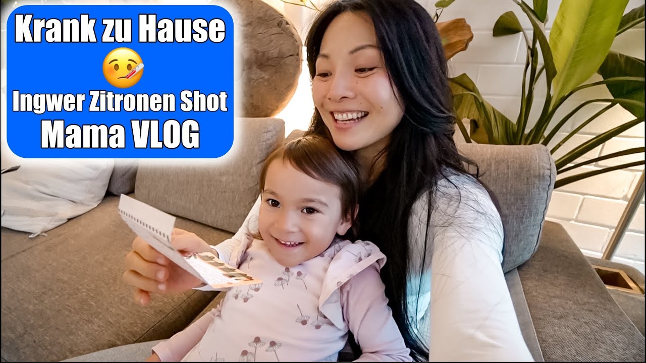 Alle krank zu Hause 🤒 Mama kümmert sich! Ingwer Zitronen Shot selber machen | VLOG Mamiseelen