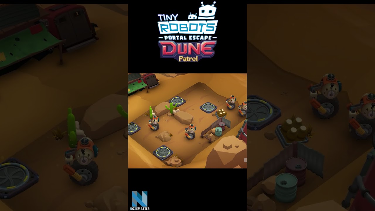 Tiny Robots Portal Escape: Minigame Dune Patrol Legend 26-30