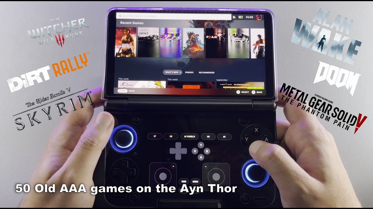 50 Old AAA Steam Games on the Ayn Thor | DroidDeck