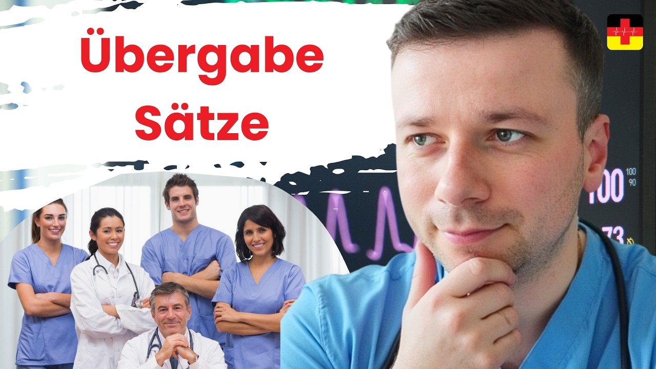 10 S&auml;tze, die du in der Pflege&uuml;bergabe brauchst (B1-B2) Deutsch f&uuml;r Pflege