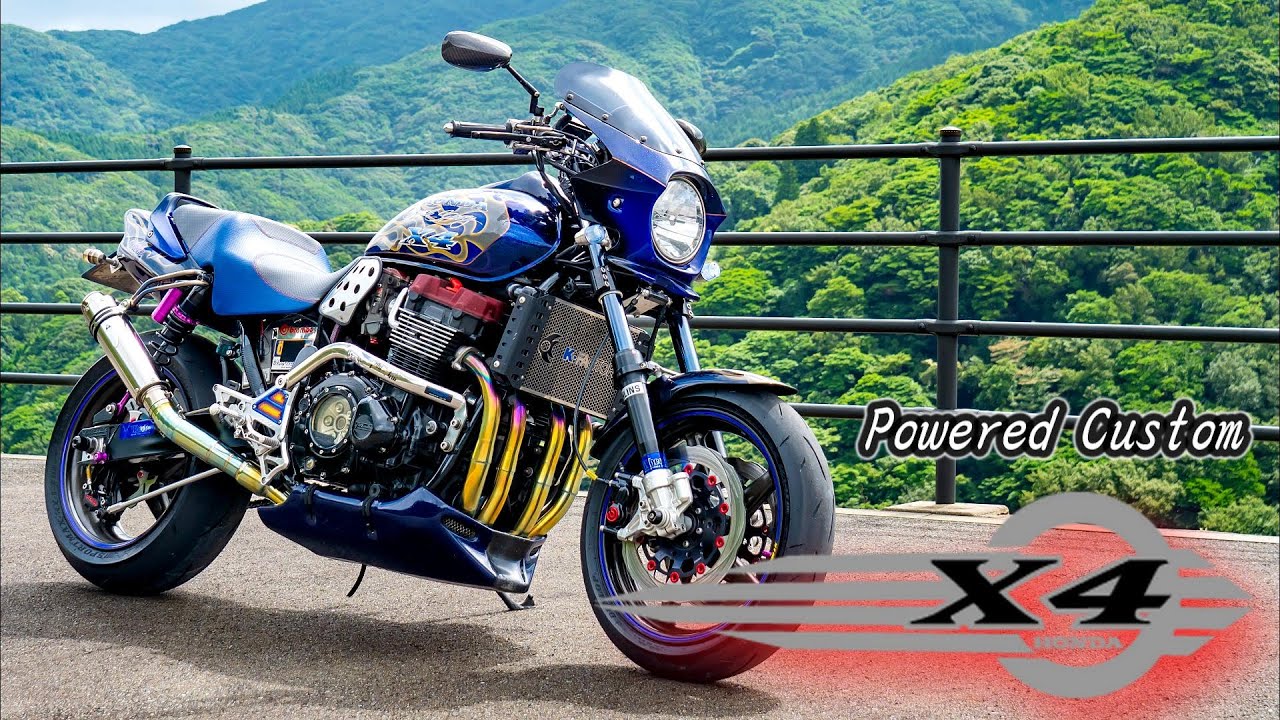 HONDA X4 フルチューンされたエンジンとフルカスタム 存在感半端ない！そしてハコスカGTRまで！ヤバすぎる！