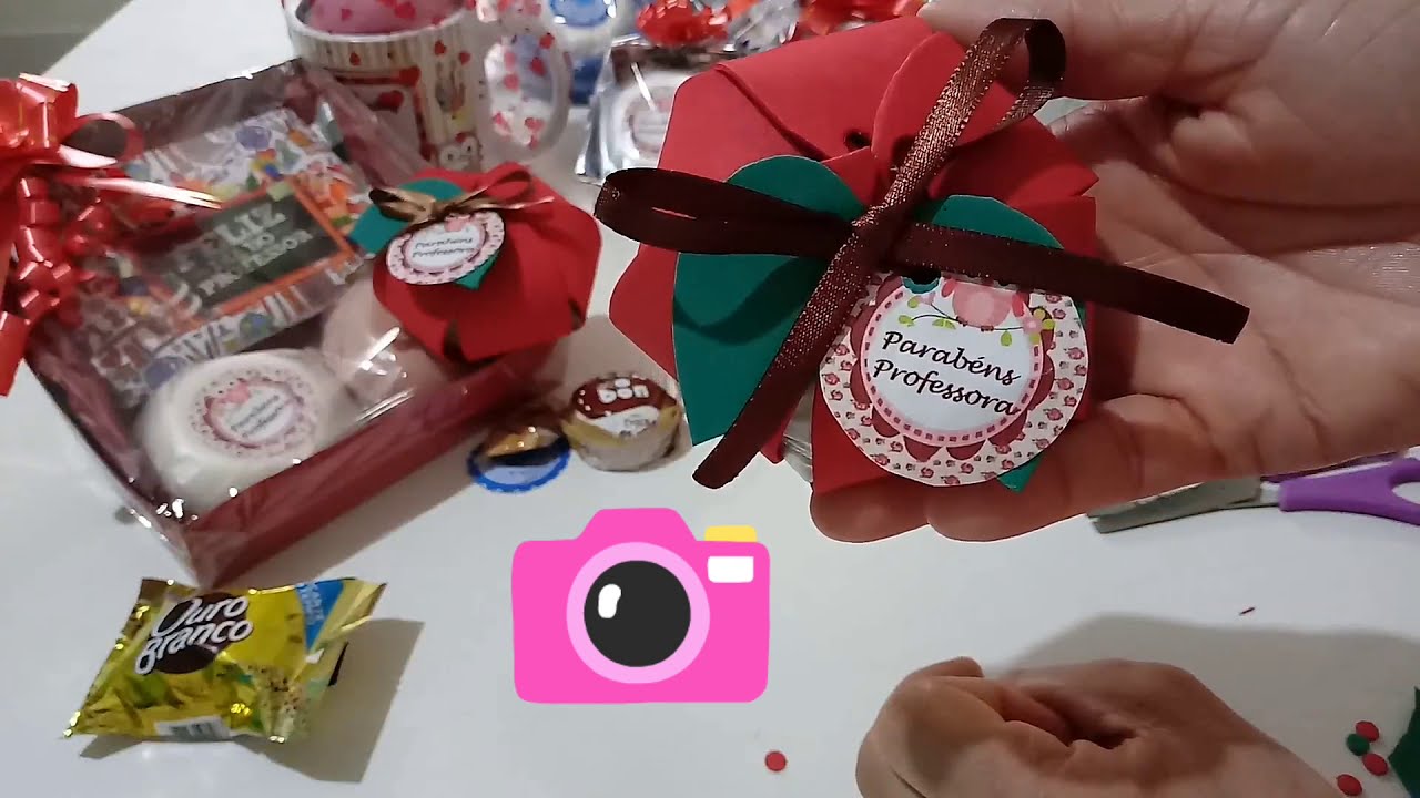Ma&ccedil;&atilde; de eva - dica de lembrancinha para dia dos professores!