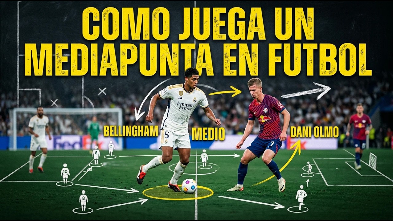 ▶️&iquest;C&Oacute;MO Juega el MEDIAPUNTA🥇⚽ en F&Uacute;TBOL👨&zwj;💼?