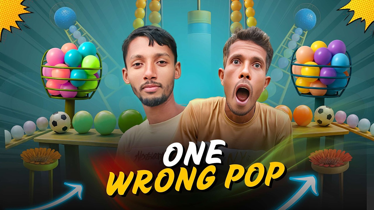 One Wrong Pop 💥 The Final Balloon Showdown Begins 🎈 CrazyChallenge