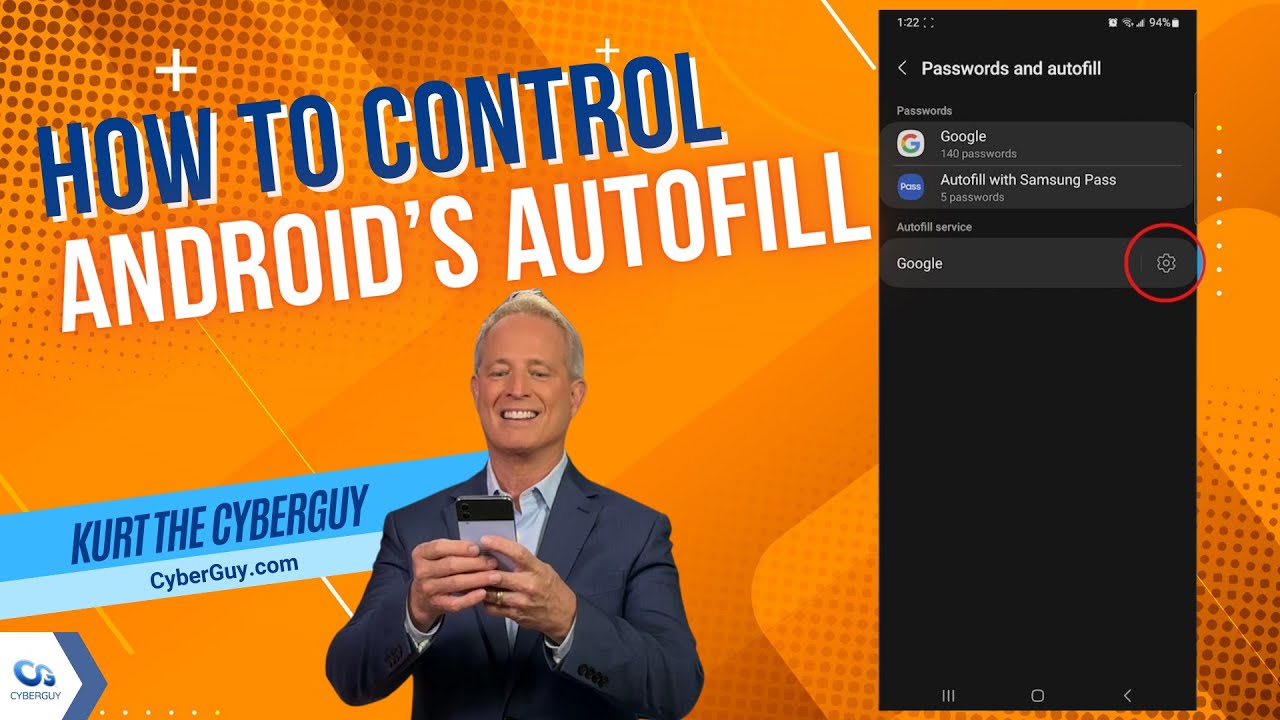 How to easily enable and disable autofill on your Android | Kurt the CyberGuy