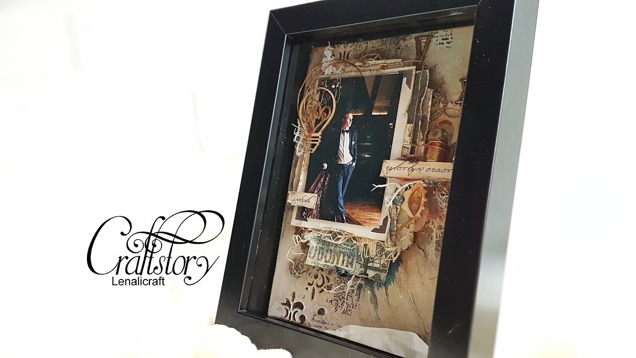 Step-by-step Tutorial Canvas in frame/ МК Холст в рамке......