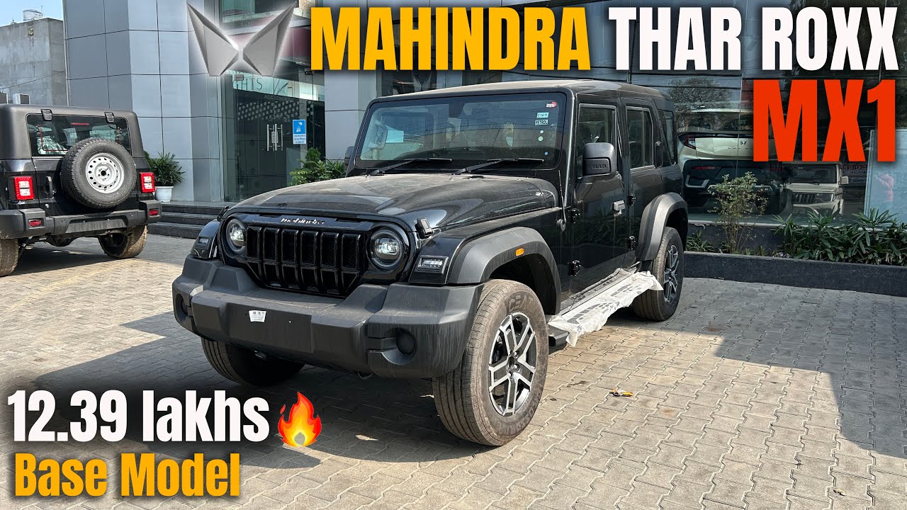 MAHINDRA NEW THAR ROXX MX1 2026🔥| Mahindra Thar Roxx Base Model 2026 #mahindra #thar #tharroxx5door