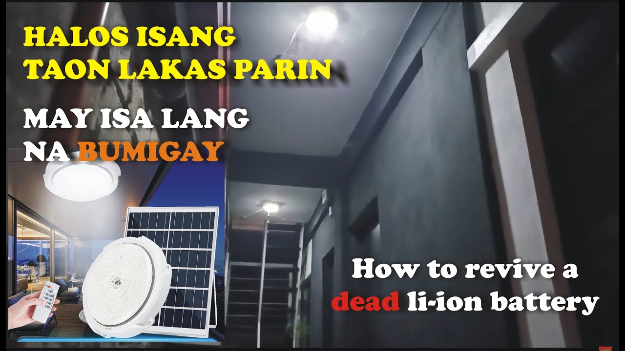 Remote Control Solar Ceiling Lights not Charging