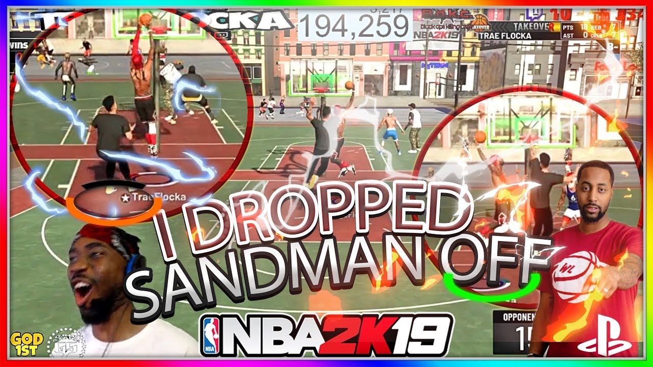 Уморительные споры! NBA 2K19! ОФИЦИАЛЬНЫЙ БОЙ ФЛОКИ ПРОТИВ СЭНДМЕНА 1 НА 1! СЭНД ПРОИГРАЛ! #GOMFS...