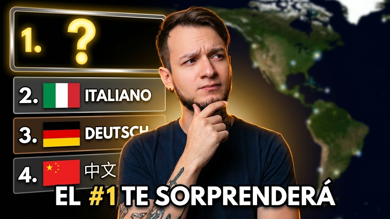 Idiomas Extranjeros más IMPORTANTES en América 🇮🇹🇩🇪🇨🇳 | Top 10