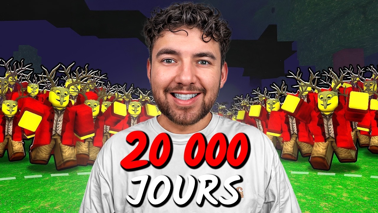 J’ai SURVÉCU 20 000 JOURS sur 99 Nuits dans la Forêt