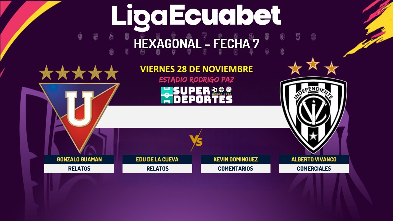 Liga vs Independiente | LIGA ECUABET | HEXAGONAL | FECHA 7
