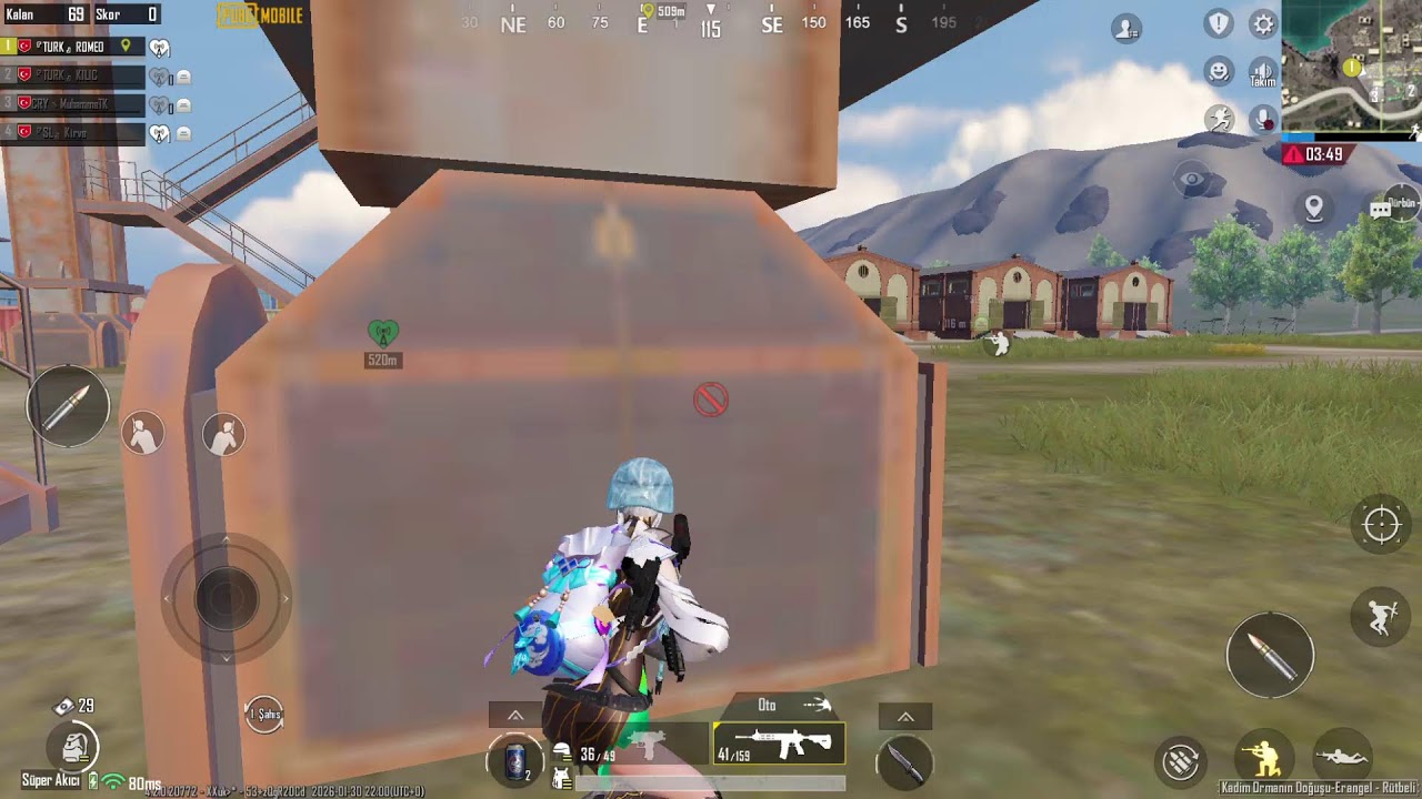 Rank kasıyoruz TURK ROMEO - PUBG MOBİLE