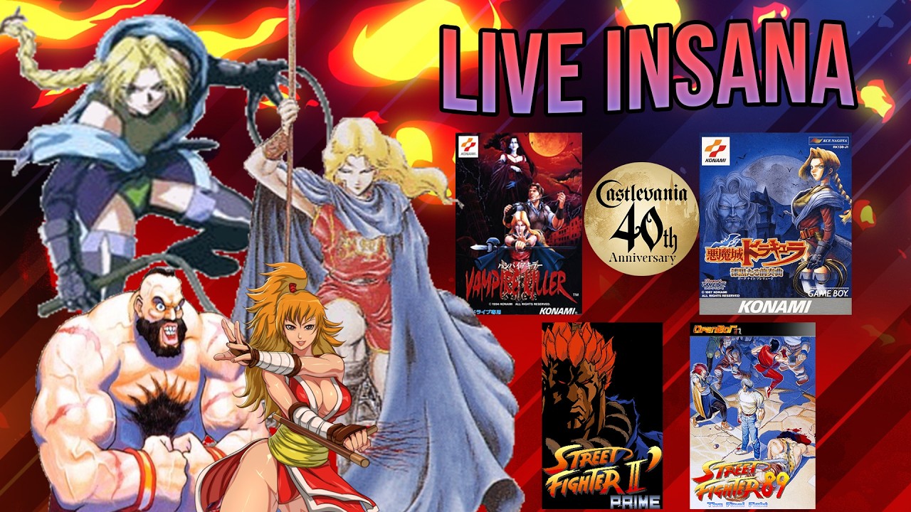 CASTLEVANIA BLOODLINES E LEGENDS, BORA ZERAR! (ESPECIAL 40 ANOS) + X-MEN LEGENDS