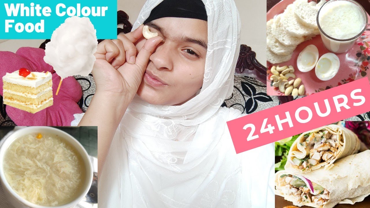 I Only ate WHITE FOOD for 24hours🤍 || 🤍 White Food Challenge🤍 || Sadiya Mimi
