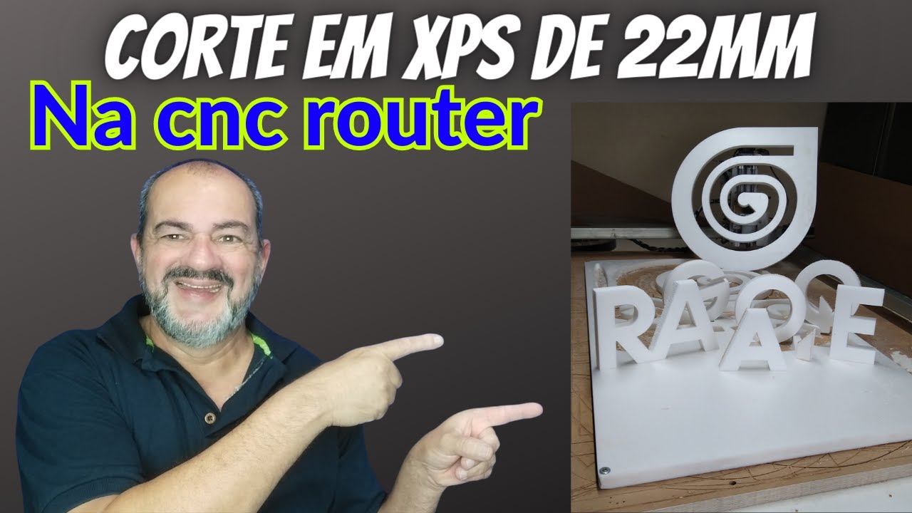 Como cortar XPS na cnc router, qual fresa usar e todos os parâmetros de corte.