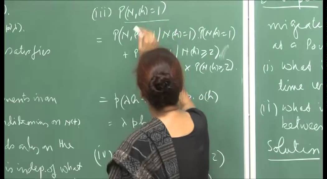 Mod-01 Lec-33 Inter-arrival times, Properties of Poisson processes