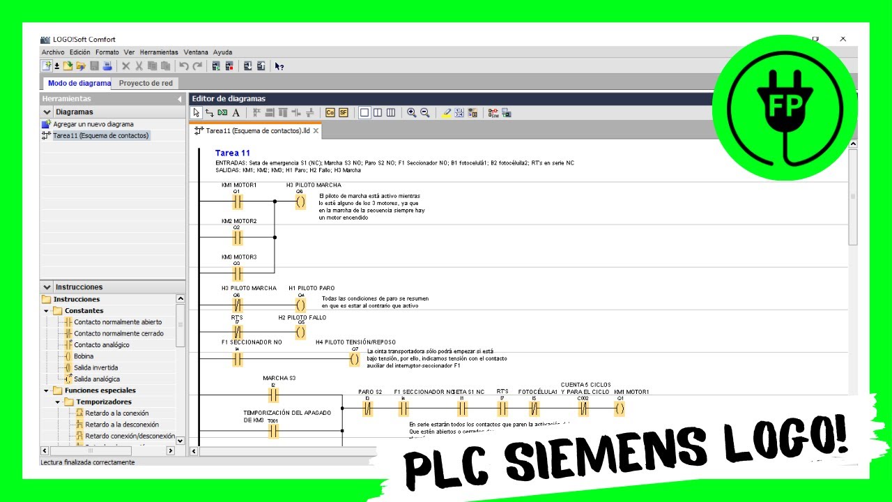 #1 💻 Introducción a LOGO! Soft Comfort de Siemens | MARCHA-PARO | ⚡️TUTORIAL* ✅