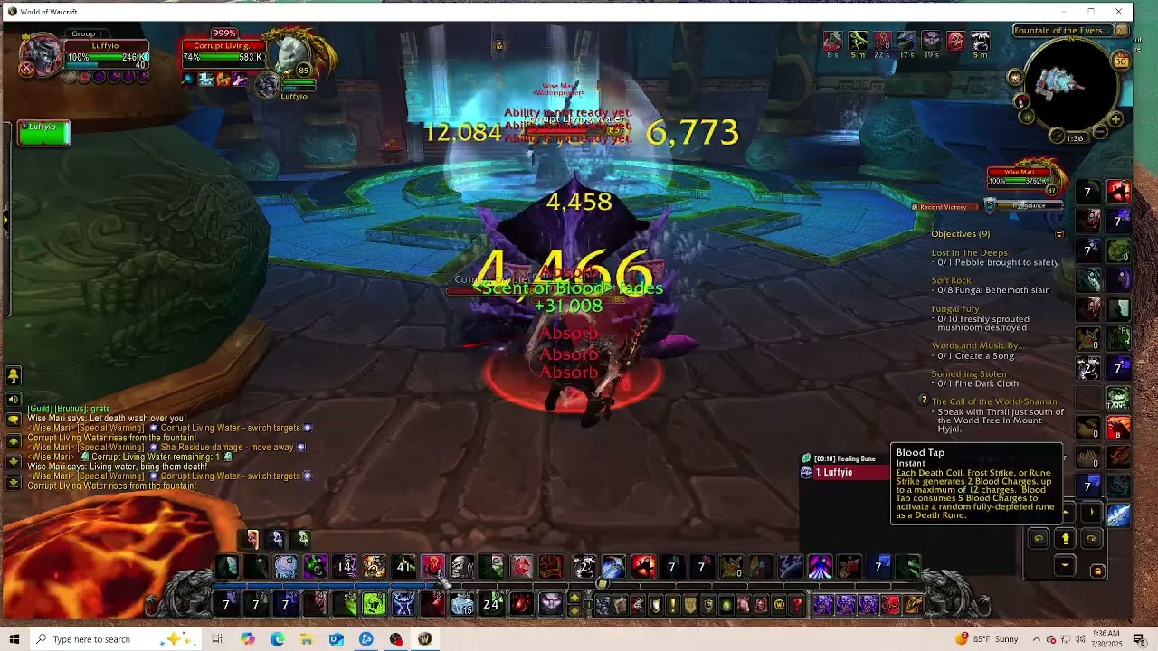 The run that almost made me quit playing Blood Death Knight,disappointed @Temple of the Jade Serpent