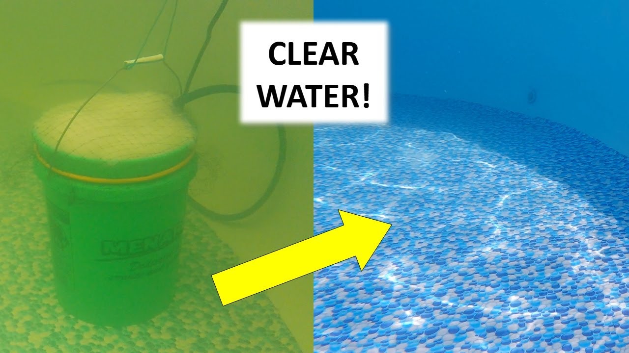 Pool Bucket Filter – EASY Clear Up Brown Iron & Well Water FAST