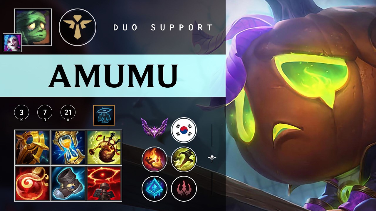 Amumu Support vs K'Sante - KR Master Patch 26.05