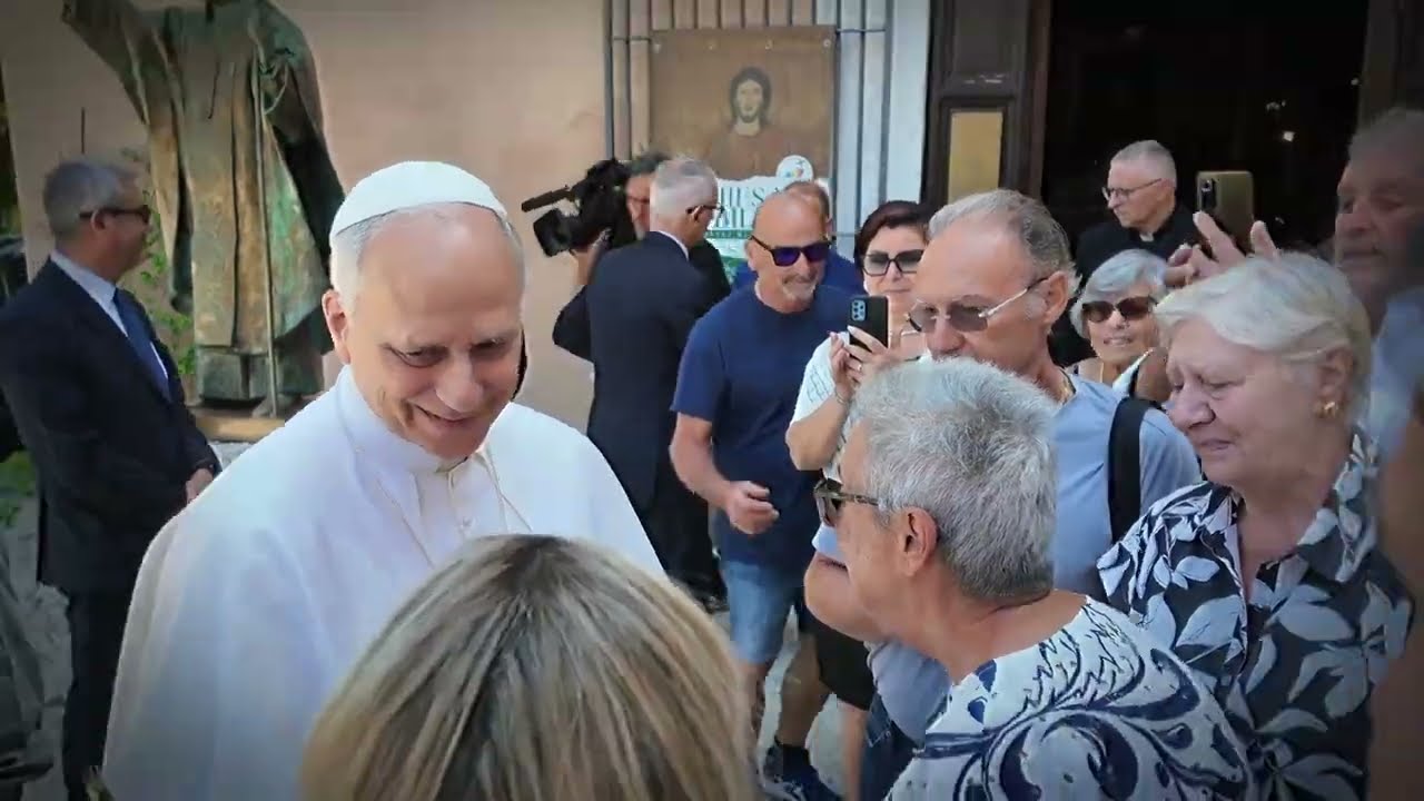 Papa Leone XIV incontra i fedeli al Santuario della Mentorella - Guadagnolo (19 Agosto 2025)