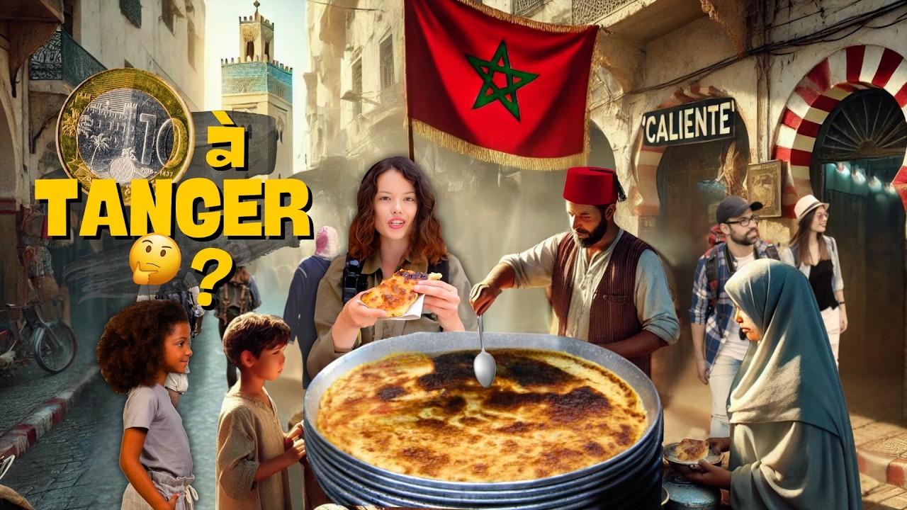 TANGER  🇲🇦 Est-il toujours possible de manger avec 1€ ? (MAROC)