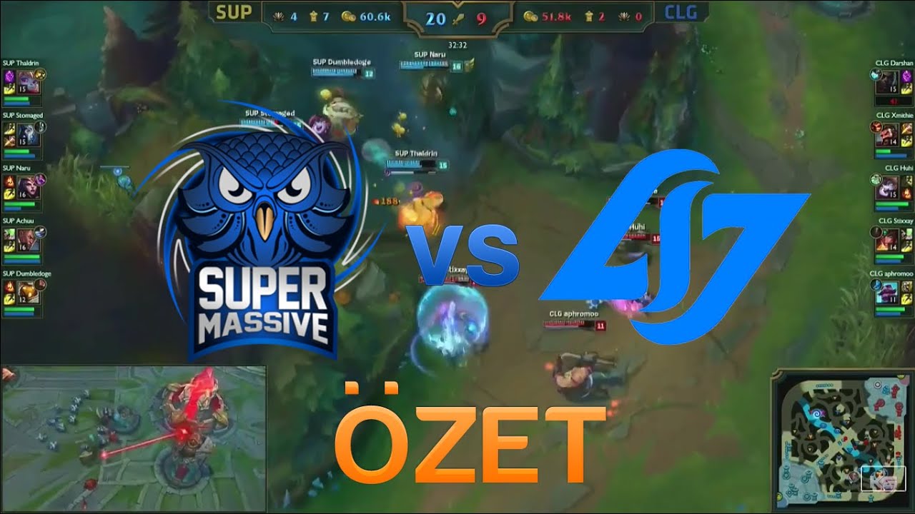 SUP vs CLG I Maç Özeti I Naru (Leblanc) vs Huhi (Lulu)