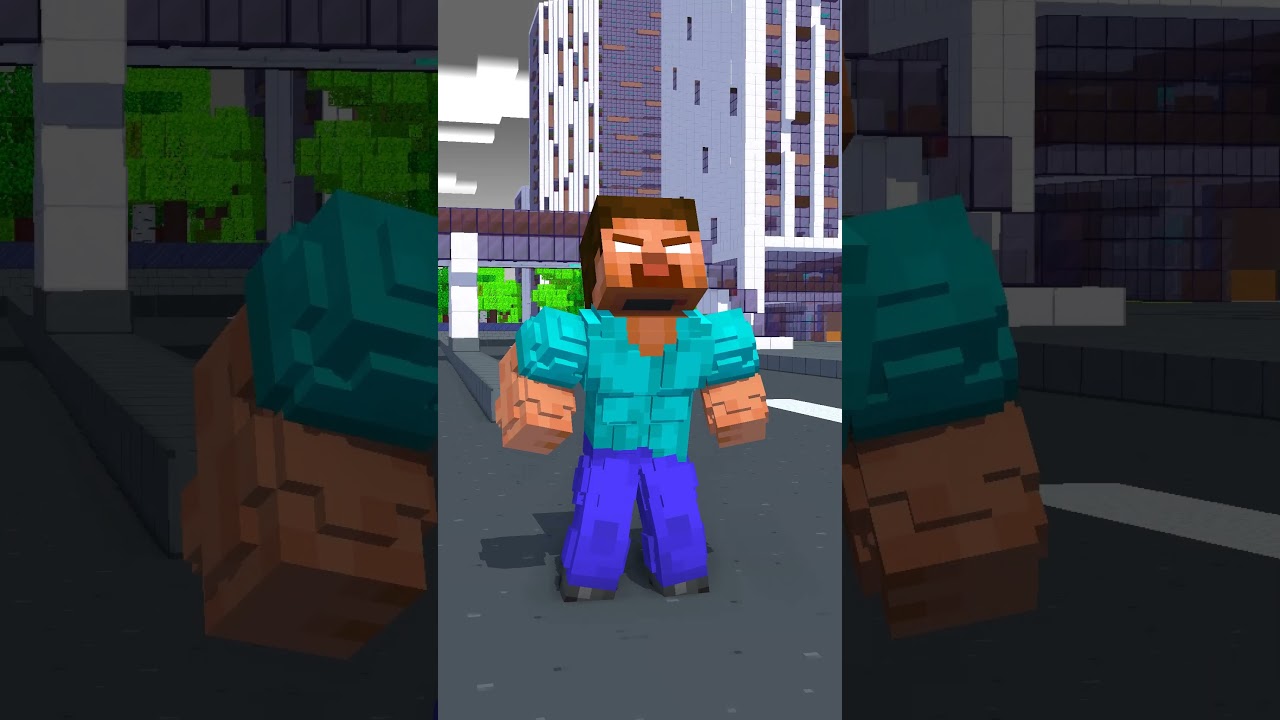 HELP Herobrine King Kong Attack - Minecraft Animation